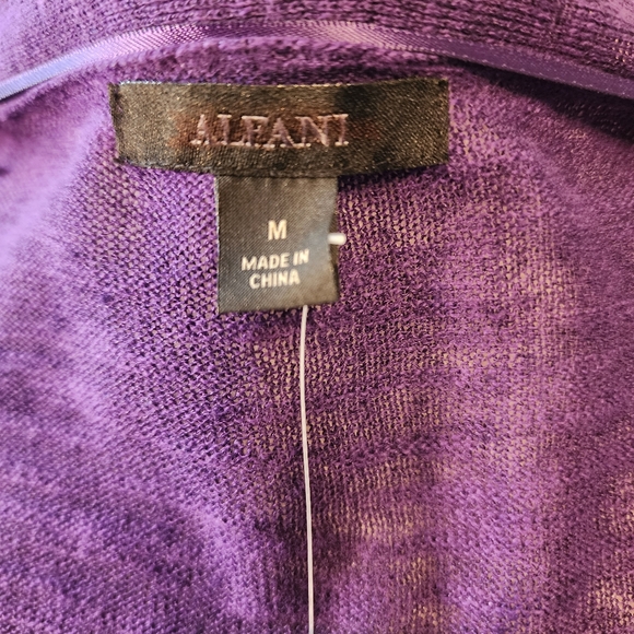 ALFANI Purple Cardigan - Picture 8 of 9